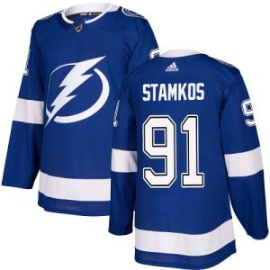 NHL Tampa Bay Lightning Trikot #91 Steven Stamkos Authentic Königsblau Heim